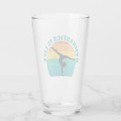 体操はライフカッコいい・サンセット体操選手 タンブラーグラス (裏面)