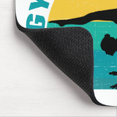 体操は人生の美しいサンセットギムナストティール(緑がかった色) マウスパッド (コーナー)