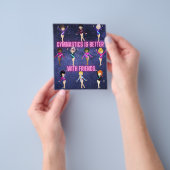 体操は友達と一緒がもっと楽しい チラシ (手)