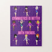 体操は友達に似合う ジグソーパズル (縦)