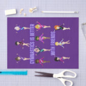 体操は友達に似合う 薄葉紙 (クラフト)