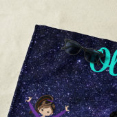 体操は友達に似合パーソナライズされたう ビーチタオル (インサイチュ)