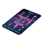 体操は友達に似合パーソナライズされたう マグネット (左側)