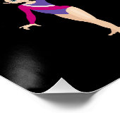 体操は友達ネオンと良い ポスター (コーナー)