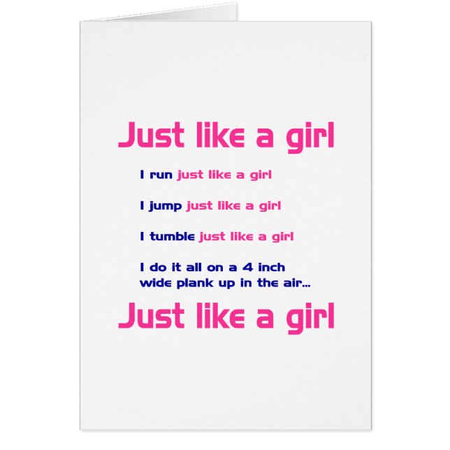 体操は女の子を好みます (正面)