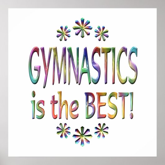 体操は最高の ポスター (正面)