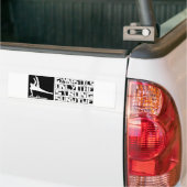 体操は生き延びます バンパーステッカー (トラック上)