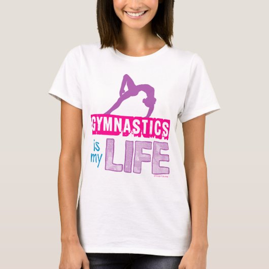 体操は私の生命です Tシャツ (正面)