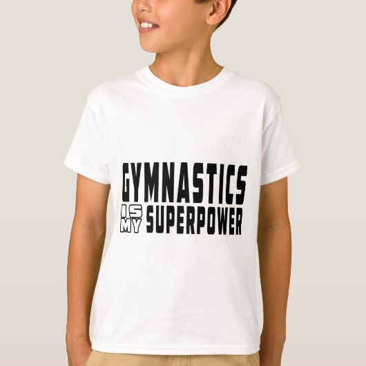 体操は私の超出力です Tシャツ (正面)