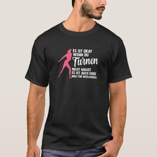 体操は賢い体操少女のためのもの Tシャツ (正面)