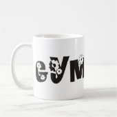 体操は起こります コーヒーマグカップ (左)