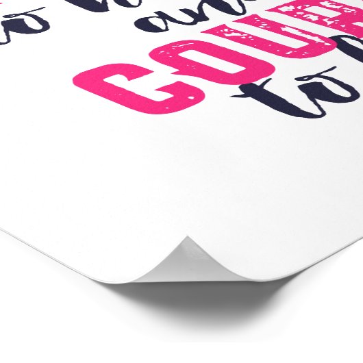 体操やる気を起こさせる引用文スポーツガールギムナスト ポスター (角)