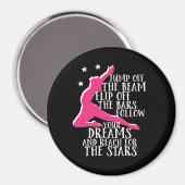 体操やる気を起こさせる引用文体操アスリート マグネット (正面/裏面)