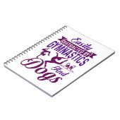 体操や犬にすぐに気が散る ノートブック (左側)