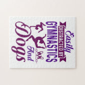 体操や犬に気を取られる ジグソーパズル (横)