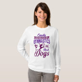 体操や犬に気を取られる Tシャツ (正面フル)