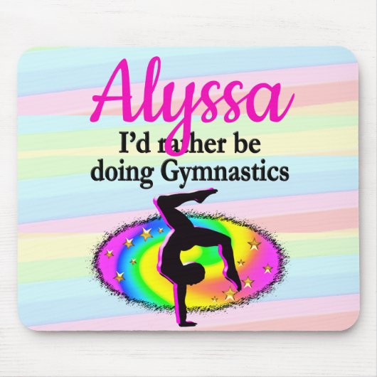 体操をしたいんだ マウスパッド (正面)