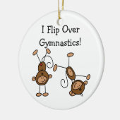 体操をひっくり返す セラミックオーナメント (左)