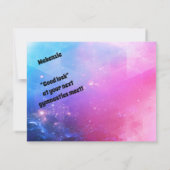 体操を愛する女の子のための体操カード！ (裏面)