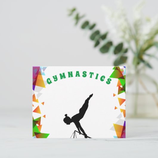 体操を愛する女の子のための体操カード！ カード (スタンド正面)