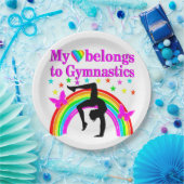 体操を永遠に愛する ペーパープレート (パーティー)