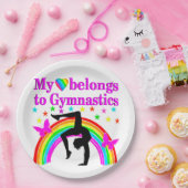 体操を永遠に愛する ペーパープレート (パーティー)