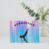 体操アカデミーから学生へ休暇はがき シーズンポストカード (スタンド正面)