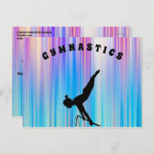 体操アカデミーから学生へ休暇はがき シーズンポストカード (正面/裏面)