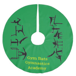 体操アカデミーのクリスマスツリースカート ブラッシュドポリエステルツリースカート