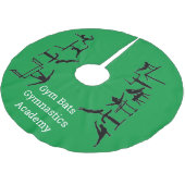 体操アカデミーのクリスマスツリースカート ブラッシュドポリエステルツリースカート (アングル)