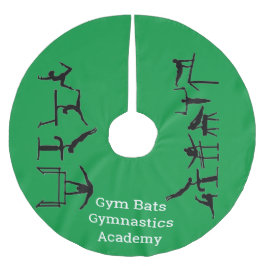 体操アカデミーのクリスマスツリースカート ブラッシュドポリエステルツリースカート