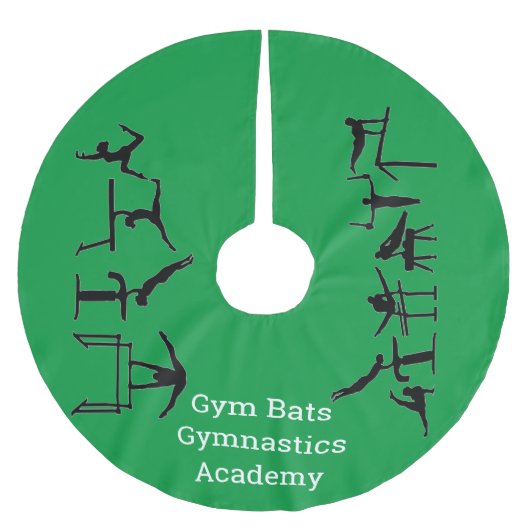 体操アカデミーのクリスマスツリースカート ブラッシュドポリエステルツリースカート (正面)