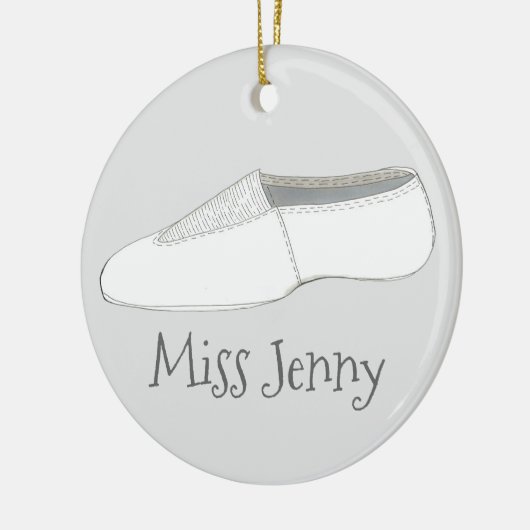 体操アクロアクロバティクスダンス先生コーチ セラミックオーナメント (左)