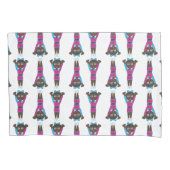 体操アクロバティクスタンブリングアクロダンサーの女の子 枕カバー (正面)