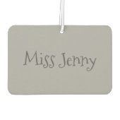 体操アクロバティックスシューダンスジム先生コーチ カーエアーフレッシュナー (裏面)