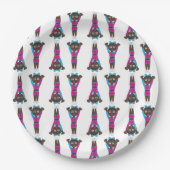 体操アクロバティックスダンスリサイタルアクロギムナスト ペーパープレート (正面)