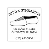 体操アクロ曲芸タンブルパーソナライズされたー ラバースタンプ (インプリント)