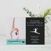 体操アスリート写真卒業クラス2022 招待状 (スタンド正面)