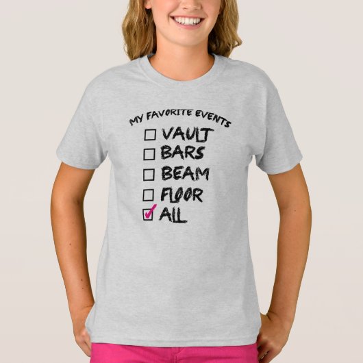 体操イベント収集 Tシャツ (正面)