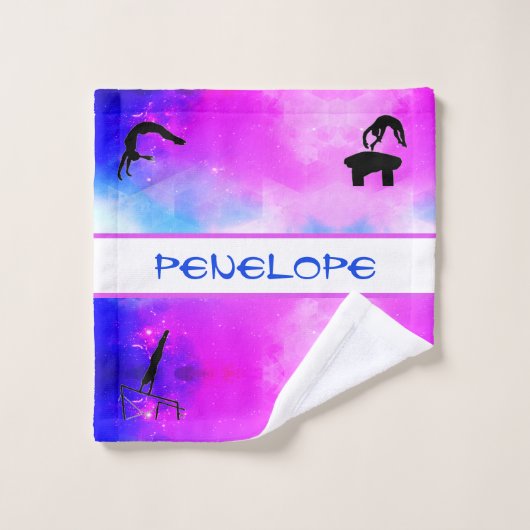 体操イベント抽象芸術 ウォッシュタオル (ウォッシュタオル)