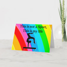 体操インスパイア引用文デザイン カード