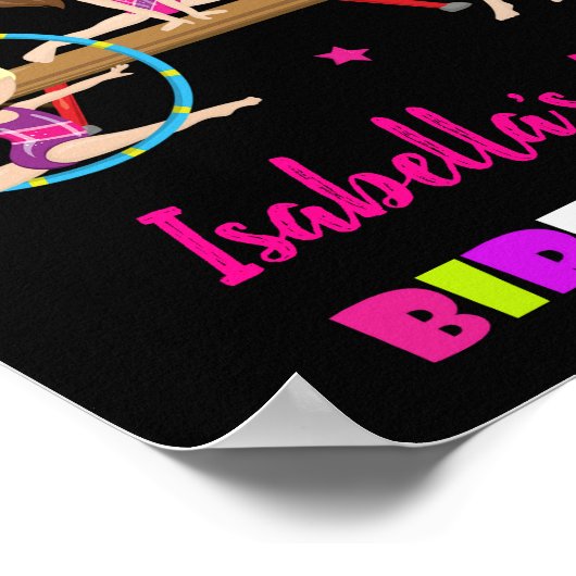 体操ウェルカムパーティーサインFlip Jumpポスター ポスター (角)