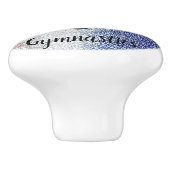 体操カスタム赤白青セラミックプル セラミックノブ (側面)