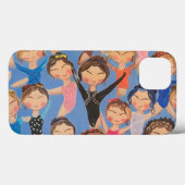 体操カラフルパターンギフト Case-Mate iPhoneケース (裏面 (横))
