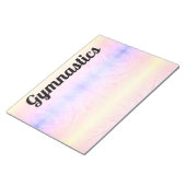 体操カラフルメモ帳 ノートパッド (アングル)