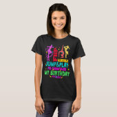 体操カラフル女子体操誕生日 Tシャツ (正面フル)
