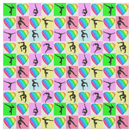 体操カラフル検査 ファブリック (クローズアップ)