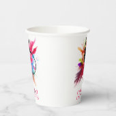 体操カラフル粉爆発祝い 紙コップ (左)