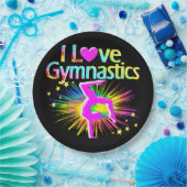 体操カラフル紙プレート ペーパープレート (パーティー)