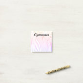 体操カラフル術後備考3" X 3" ポストイット (デスク上)